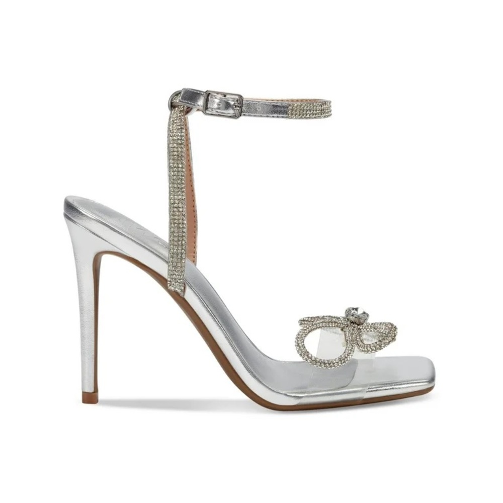 INC Lively Rhinestone Bow Heels